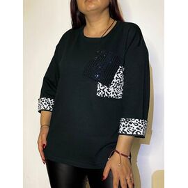 Туніка жіноча 3311 d.green р.46-52 "Kosta" недорого оптом від прямого постачальника