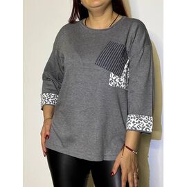 Туніка жіноча 3311 grey р.46-52 "Kosta" недорого оптом від прямого постачальника