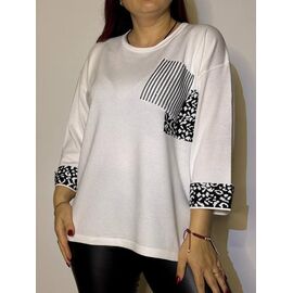 Туніка жіноча 3311 white р.46-52 "Kosta" недорого оптом від прямого постачальника