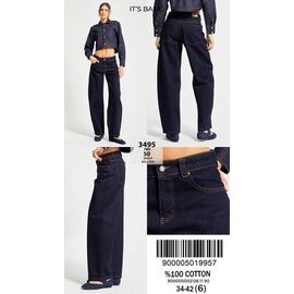 Джинси жіночі 3495-7W5-50 navy р.34-42 "Jeans Style" недорого оптом від прямого постачальника