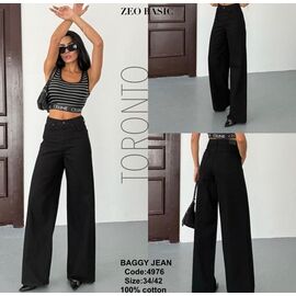 Джинси жіночі 4976 black р.34-42 "Jeans Style" недорого оптом від прямого постачальника