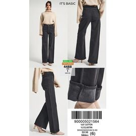 Фотография Джинсы женские 4488-1W5-1 black р.32-36 "Jeans Style" недорого оптом от прямого поставщика