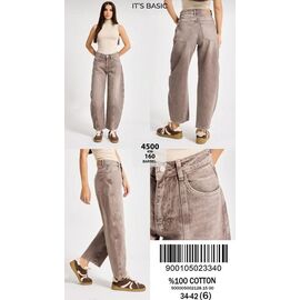 Джинси жіночі 4500-4S6-160 nude р.34-42 "Jeans Style" недорого оптом від прямого постачальника
