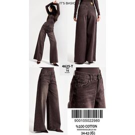 Джинси жіночі 4625T-2W5-16 brown р.34-42 "Jeans Style" недорого оптом від прямого постачальника
