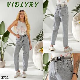 Джинси жіночі 3722 l.grey р.25-30 "Vidlyry" недорого оптом від прямого постачальника