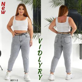 Джинси жіночі 8011-3 l.grey р.32-42 "Vidlyry" недорого оптом від прямого постачальника