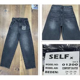 Джинси жіночі 1200-2 grey р.24-26 "Ruxa" недорого оптом від прямого постачальника