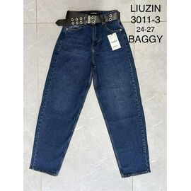 Джинси жіночі 3011-3 blue р.24-27 "Ruxa" недорого оптом від прямого постачальника