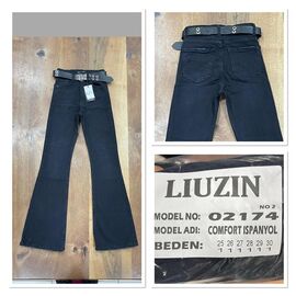 Фотография Джинсы женские 2174 black р.25-30 "Ruxa" недорого оптом от прямого поставщика