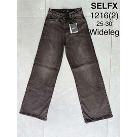 Фотография Джинсы женские 1216-2 brown р.25-30 "Ruxa" недорого оптом от прямого поставщика