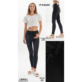 Фотография Джинсы женские 2470 black р.26-31 "Ruxa" недорого оптом от прямого поставщика