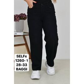 Джинси жіночі 1260-1 black р.28-33 "Ruxa" недорого оптом від прямого постачальника