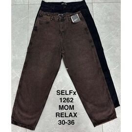 Джинси жіночі 1262 brown р.30-36 "Ruxa" недорого оптом від прямого постачальника