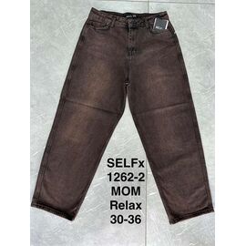 Джинси жіночі 1262-2 brown р.30-36 "Ruxa" недорого оптом від прямого постачальника