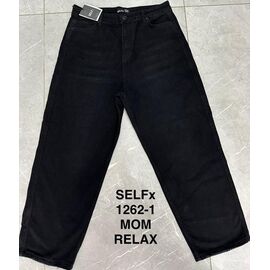 Джинси жіночі 1262-1 black р.30-36 "Ruxa" недорого оптом від прямого постачальника