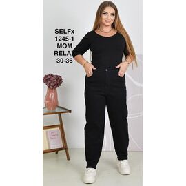 Джинси жіночі 1245-1 black р.30-36 "Ruxa" недорого оптом від прямого постачальника