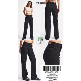 Джинси жіночі 3422-1-1 black р.32-36 "Ruxa" недорого оптом від прямого постачальника