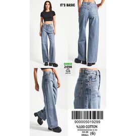 Джинси жіночі 2498-2-125 l.blue р.32-36 "Ruxa" недорого оптом від прямого постачальника