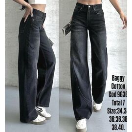 Джинси жіночі 9636 black р.34-40 "Ruxa" недорого оптом від прямого постачальника