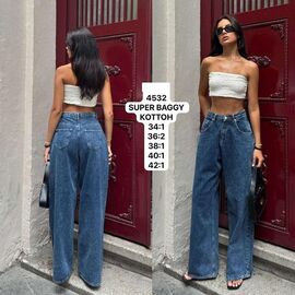 Джинси жіночі 4532 blue р.34-42 "Ruxa" недорого оптом від прямого постачальника