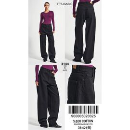 Джинси жіночі 3144-1-1 black р.34-42 "Ruxa" недорого оптом від прямого постачальника