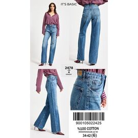 Джинси жіночі 2478-2-4 l.blue р.34-42 "Ruxa" недорого оптом від прямого постачальника