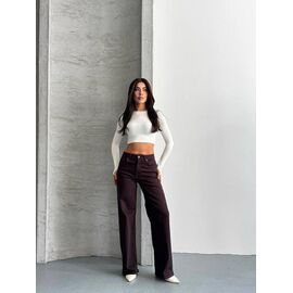 Джинси жіночі 1802 brown р.34-42 "Ruxa" недорого оптом від прямого постачальника