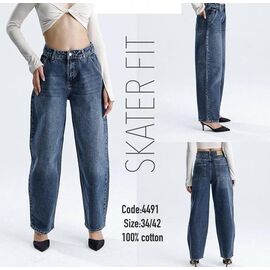 Джинси жіночі 4491 blue р.34-42 "Ruxa" недорого оптом від прямого постачальника