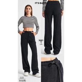 Джинси жіночі 3681-1-1 black р.34-42 "Ruxa" недорого оптом від прямого постачальника