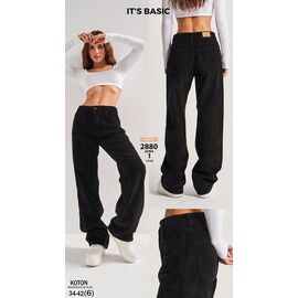 Джинси жіночі 2880-26-1 black р.34-42 "Ruxa" недорого оптом від прямого постачальника