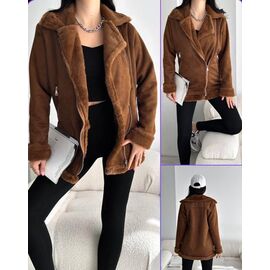 Куртка жіноча демісезонна 9952 brown р.S-L "Ruxa" недорого оптом від прямого постачальника