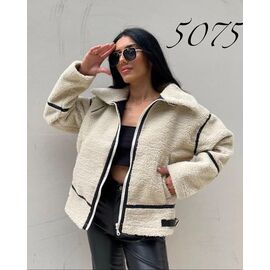 Куртка жіноча демісезонна 5075 milk р.S-L "Ruxa" недорого оптом від прямого постачальника