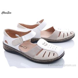 Фотография Босоножки женские летние Лето 9516-3 (8 пар р.37-42) "Chunsen" недорого оптом от прямого поставщика
