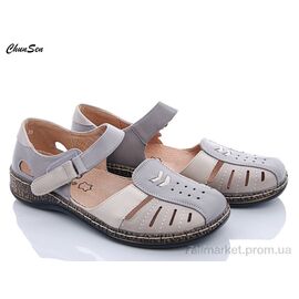 Фотография Босоножки женские летние Лето 9516-5 (8 пар р.37-42) "Chunsen" недорого оптом от прямого поставщика