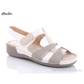 Фотография Босоножки женские летние Лето W107-3 (8 пар р.37-42) "Chunsen" недорого оптом от прямого поставщика