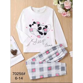 Фотография Пижама детская на девочку размеры 6-14 "FLOWER" недорого от прямого поставщика