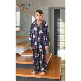 Фотография Пижама детская на мальчика размеры 6-14 "FLOWER" недорого от прямого поставщика