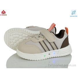 Фотография Кроссовки детские модные Весна/осень HY603-1B LED (8 пар р.21-26) "KIMBOO" недорого оптом от прямого поставщика