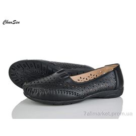 Фотография Туфли женские стильные Лето 2551-1 (8 пар р.37-42) "Chunsen" недорого оптом от прямого поставщика