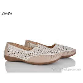 Фотография Туфли женские стильные Лето 2551-7 (8 пар р.37-42) "Chunsen" недорого оптом от прямого поставщика