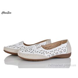 Фотография Туфли женские стильные Лето 2550-3 (8 пар р.37-42) "Chunsen" недорого оптом от прямого поставщика