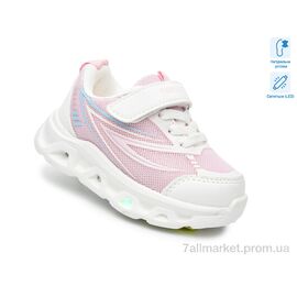 Фотография Кроссовки детские модные Весна/осень 65049M LED (8 пар р.21-26) "TOM.M" недорого оптом от прямого поставщика