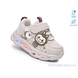 Фотография Кроссовки детские модные Весна/осень 65047H LED (8 пар р.21-26) "TOM.M" недорого оптом от прямого поставщика