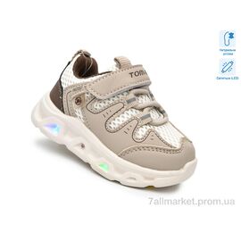 Фотография Кроссовки детские модные Весна/осень 65046C LED (8 пар р.21-26) "TOM.M" недорого оптом от прямого поставщика