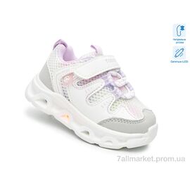 Фотография Кроссовки детские модные Весна/осень 65046D LED (8 пар р.21-26) "TOM.M" недорого оптом от прямого поставщика