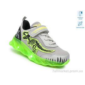 Фотография Кроссовки детские модные Весна/осень 60005D LED (8 пар р.27-32) "TOM.M" недорого оптом от прямого поставщика