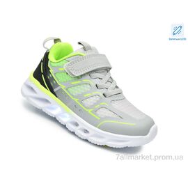 Фотография Кроссовки детские модные Весна/осень 60007D LED (8 пар р.27-32) "TOM.M" недорого оптом от прямого поставщика