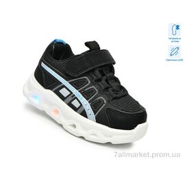 Фотография Кроссовки детские модные Весна/осень 65044A LED (8 пар р.21-26) "TOM.M" недорого оптом от прямого поставщика