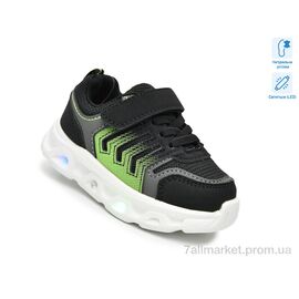 Фотография Кроссовки детские модные Весна/осень 65045A LED (8 пар р.21-26) "TOM.M" недорого оптом от прямого поставщика