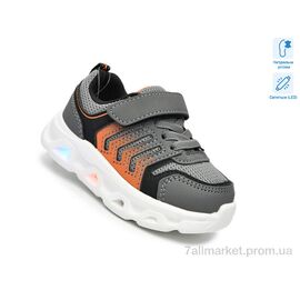 Фотография Кроссовки детские модные Весна/осень 65045B LED (8 пар р.21-26) "TOM.M" недорого оптом от прямого поставщика